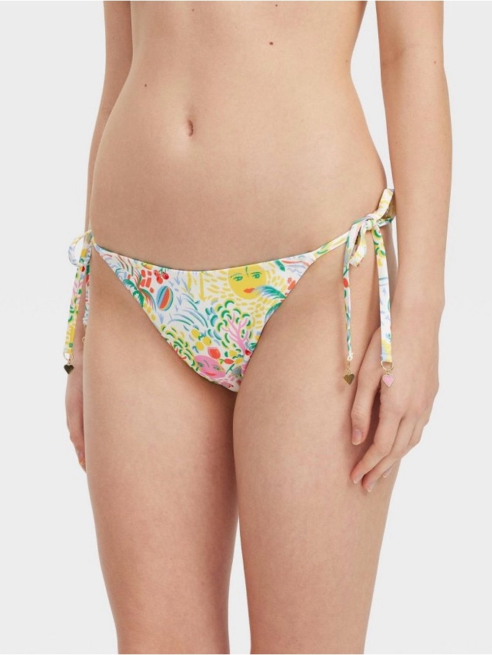 NWT Roller Rabbit x Target Vacation/Star Geo Reversible Side-Tie Bikini Bottoms